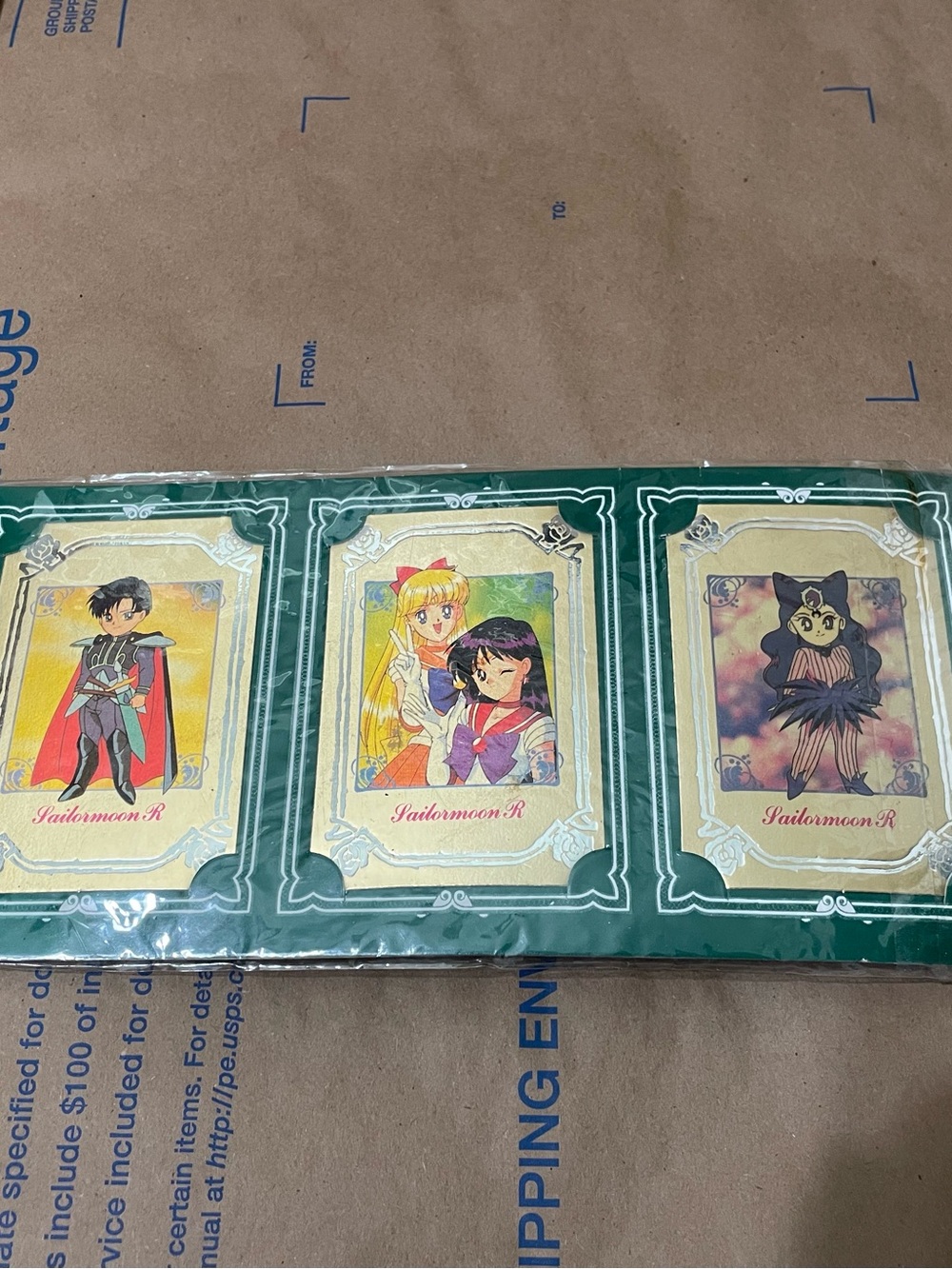 Sailormoon R Non-Sport Trading Card Lot 6 Cards Sailor Venus & Mars